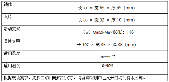 好色视频免费观看電磁鎖技術參數